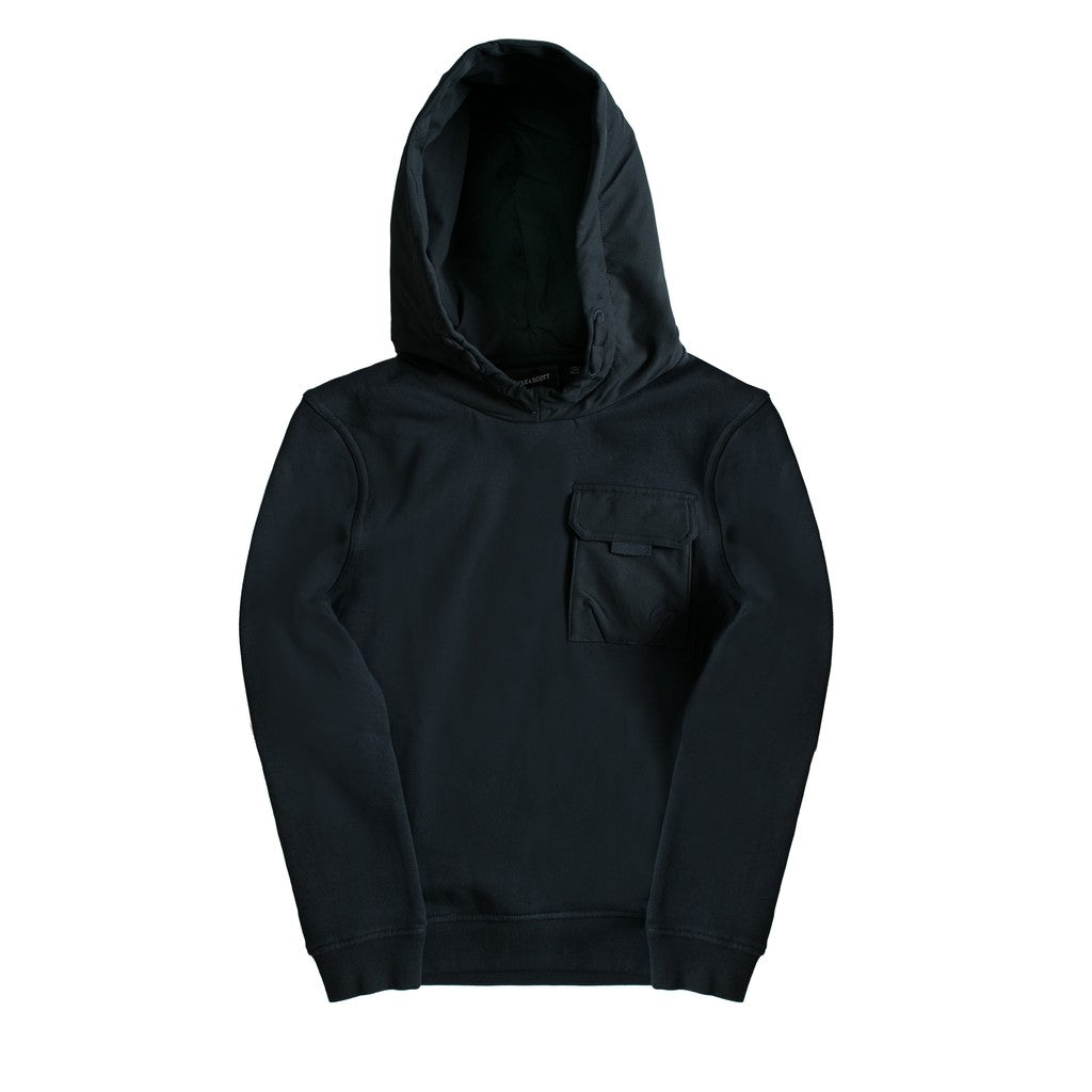 Lyle & Scott Kids Hoodie met geborduurd logo – Donkerblauw