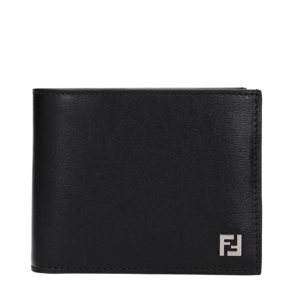 Fendi Compacte portemonnee met acht kaartvakken – Zwart