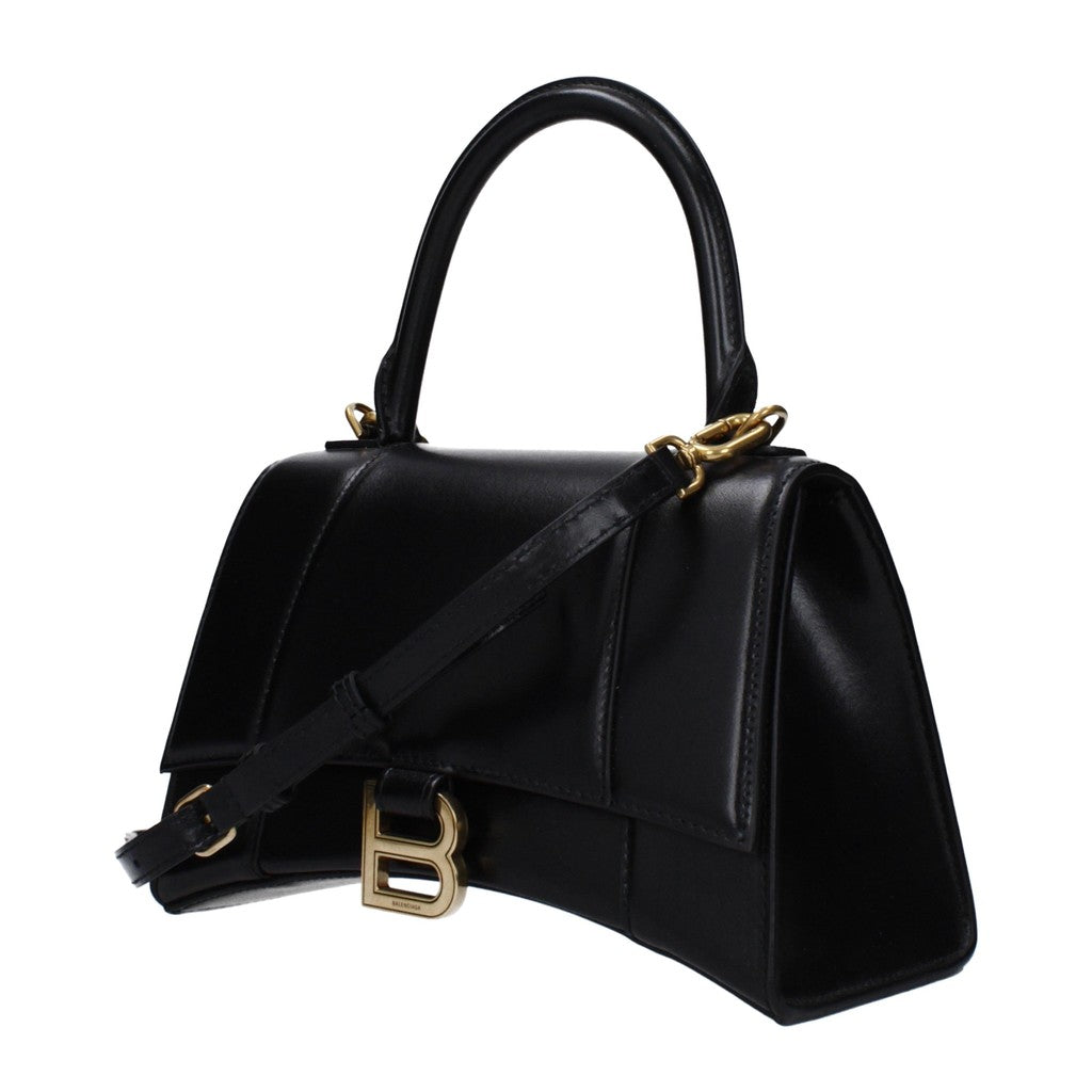 Balenciaga Compacte handtas met schouderband – Zwart
