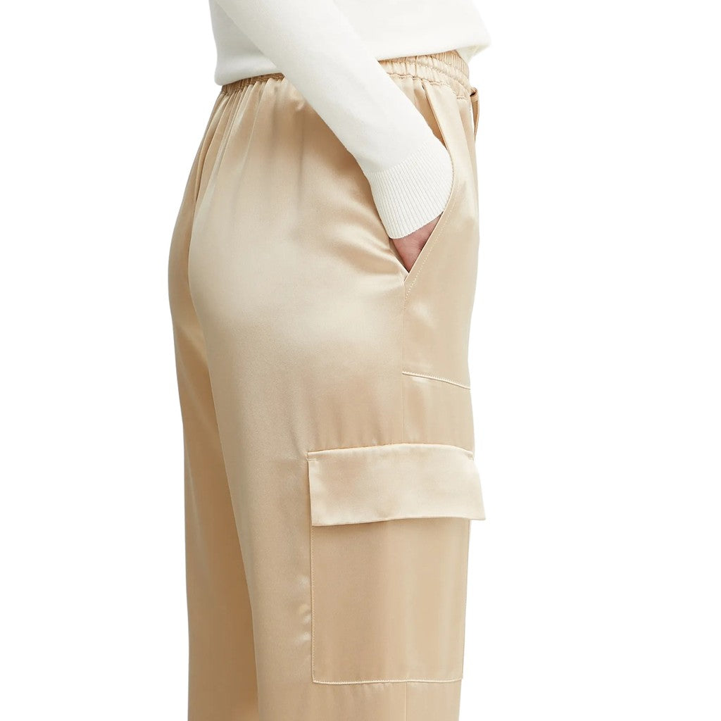 Guess Broek met trekkoord en vier zakken – Beige