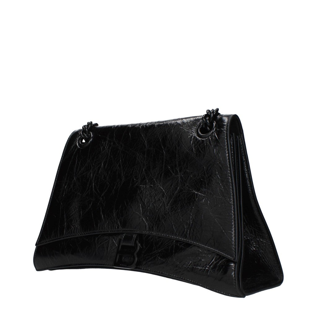 Balenciaga Ruime schoudertas met knoopsluiting – Zwart