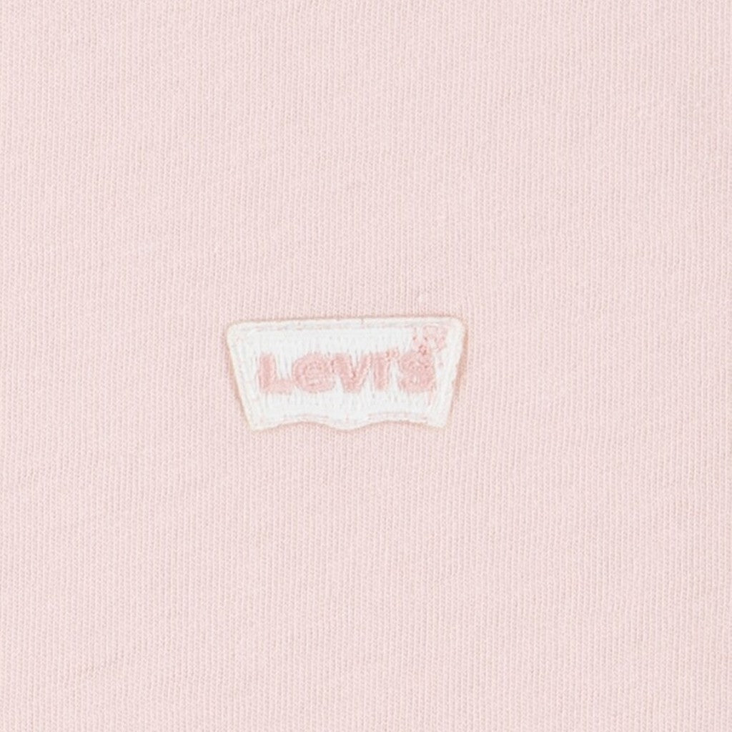 Levi's Kids T-shirt met ronde hals en logo – Zachtroze