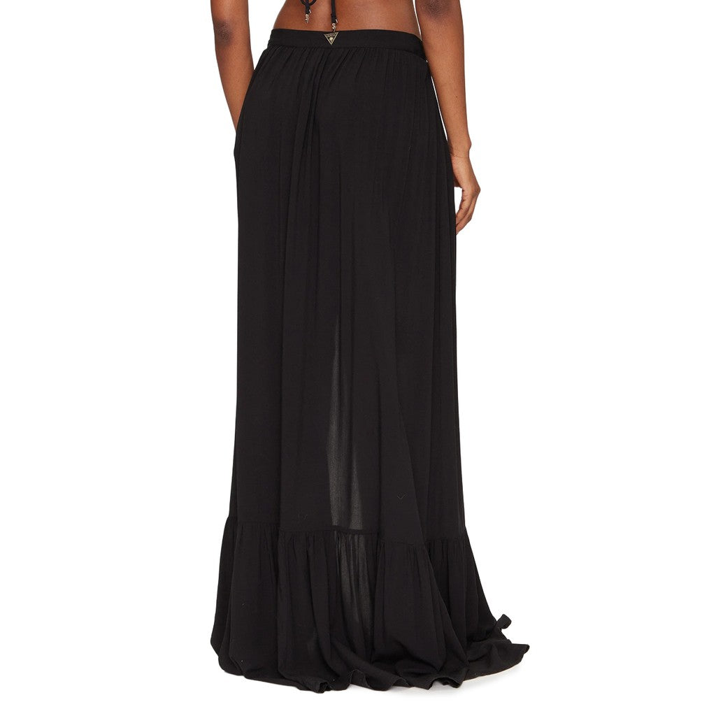Guess Effen rok met logo – Zwart