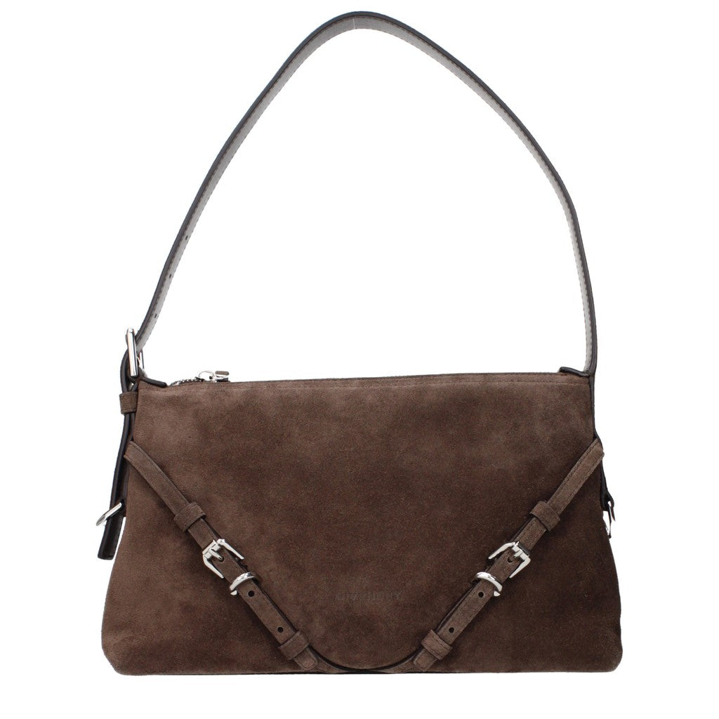 Givenchy Mini Voyou Schoudertas met ritssluiting – Bruin
