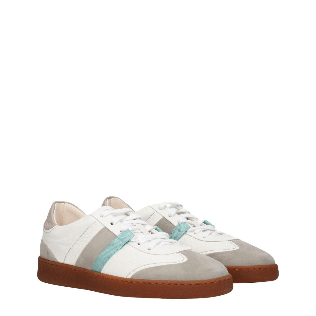 Salvatore Ferragamo Garda Low Sneakers – Wit / Grijs