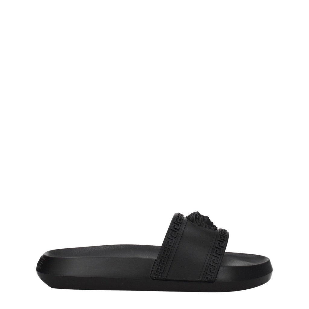 Versace Palazzo Slippers – Zwart
