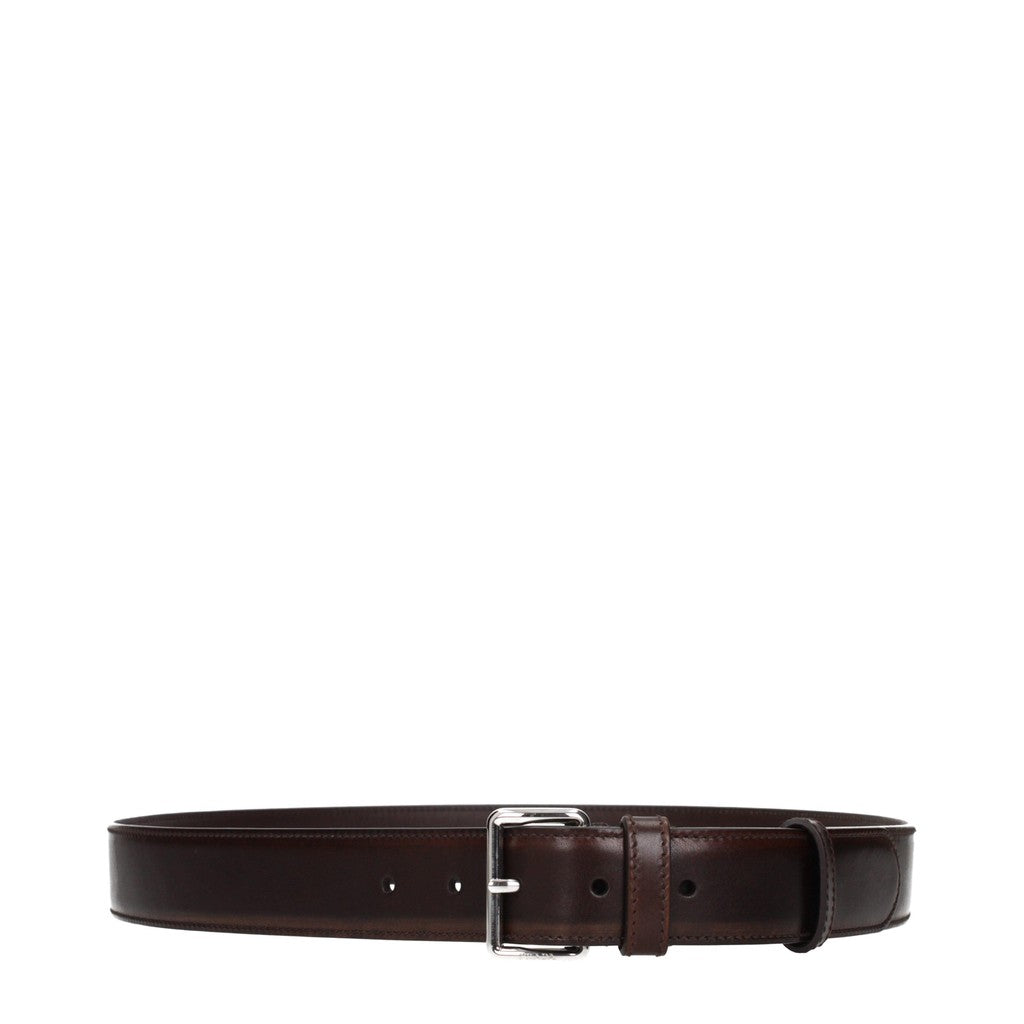 Prada Riem met zilverkleurige details – Bruin
