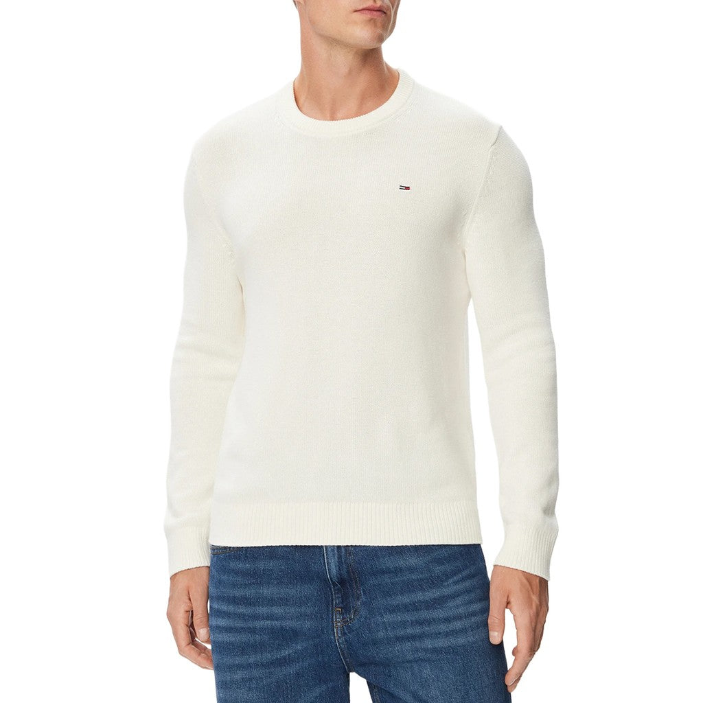 Tommy Jeans Slim Fit Trui – Gebroken wit