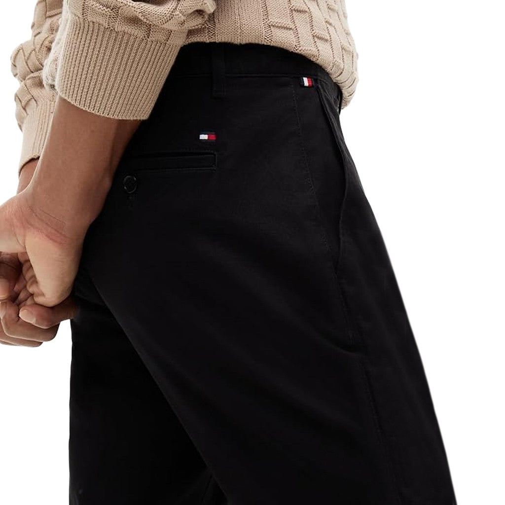 Tommy Hilfiger Relaxed fit broek – Zwart