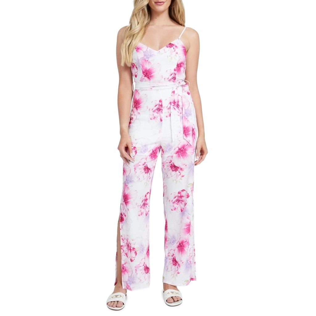 Guess Jumpsuit met bloemendessin en ritssluiting – Meerkleurig