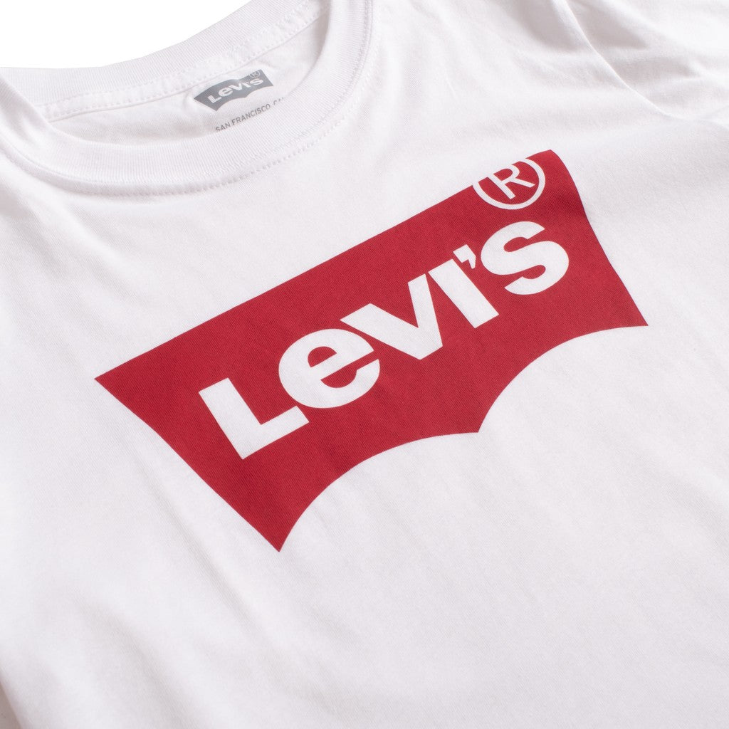 Levi's Kids T-shirt met bedrukt logo – Wit