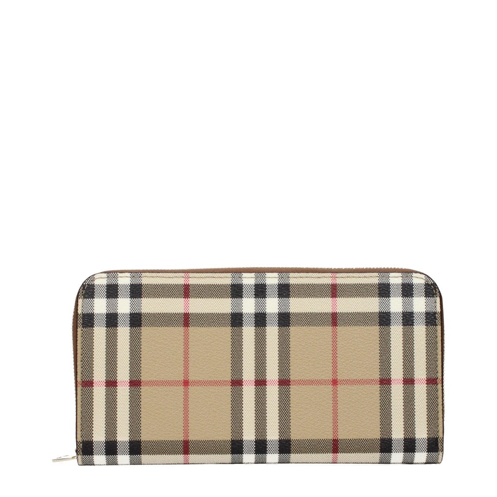 Burberry Ruime portemonnee met ritssluiting – Beige / Bruin