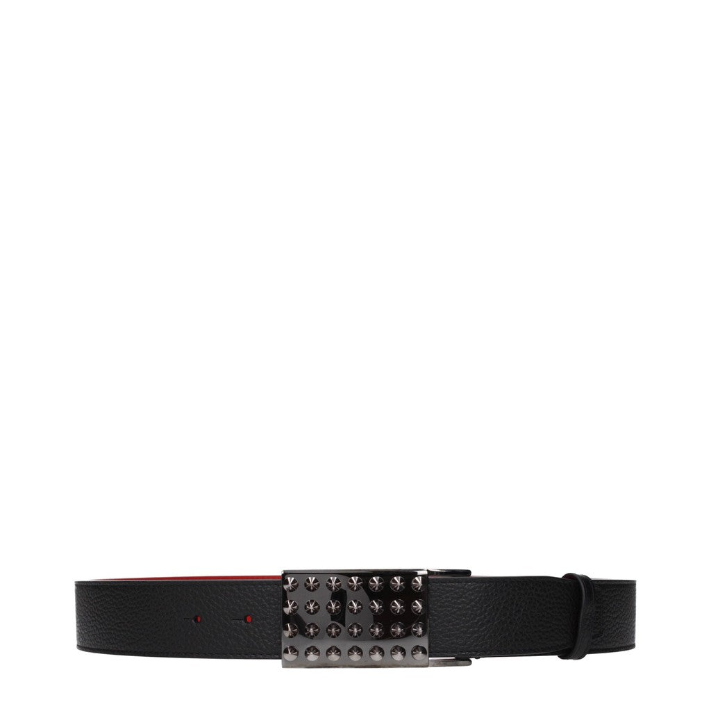 Christian Louboutin Riem met knoopsluiting – Zwart