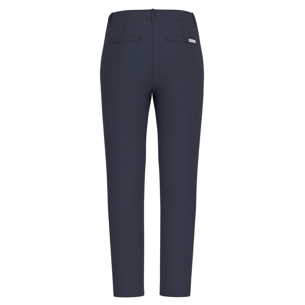 Guess Broek met vier zakken en logo – Marineblauw