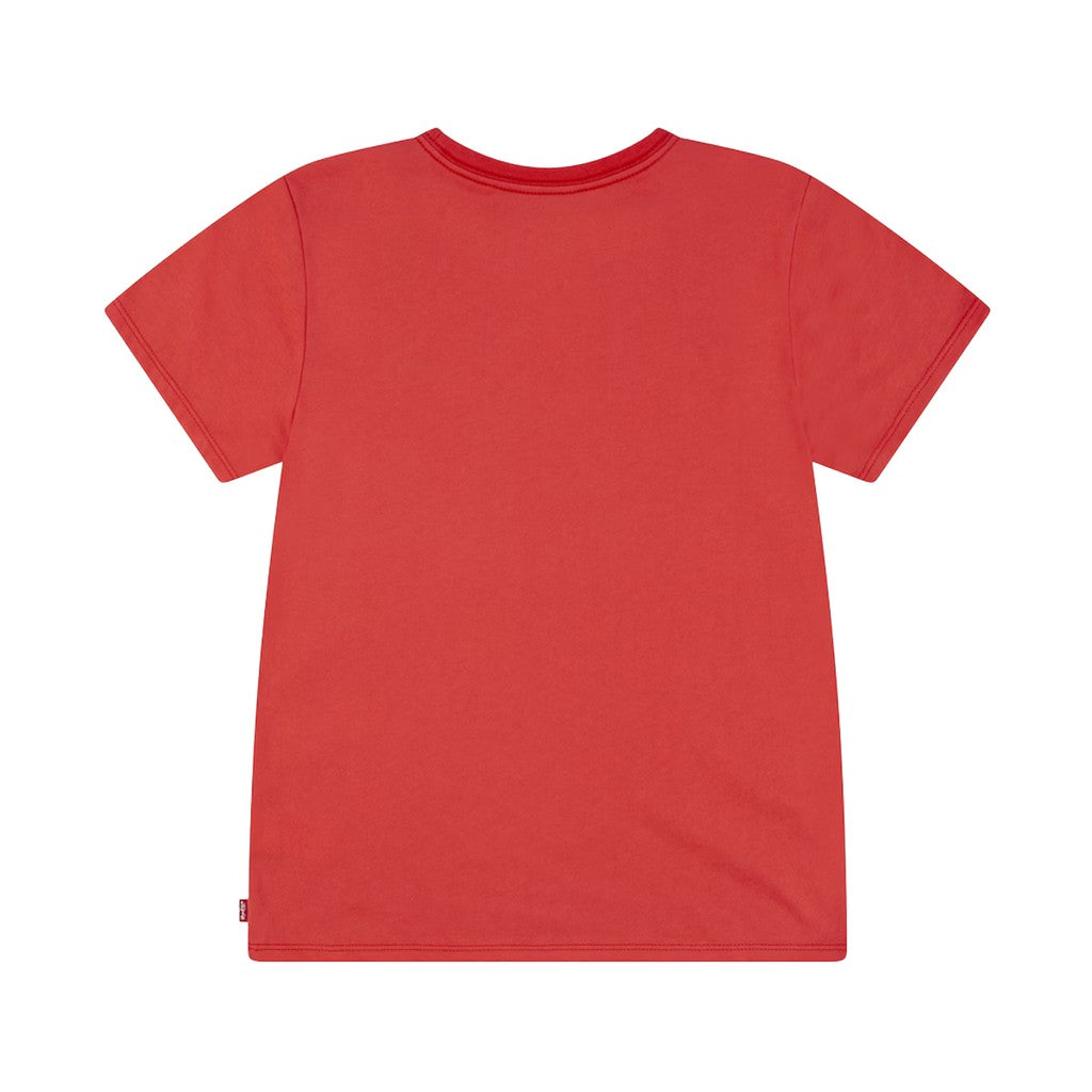 Levi's Kids T-shirt met geborduurd logo – Rood
