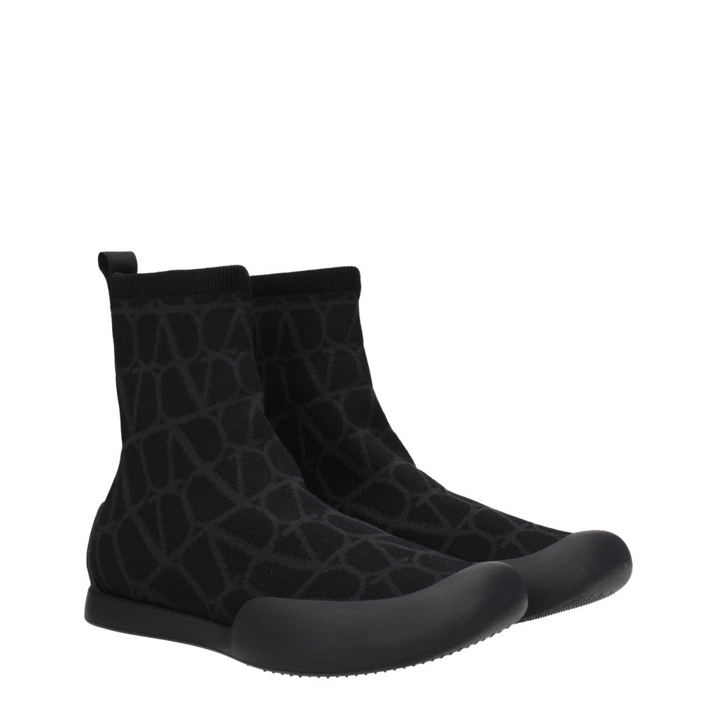 Valentino Garavani Stoffen sneakers – Zwart