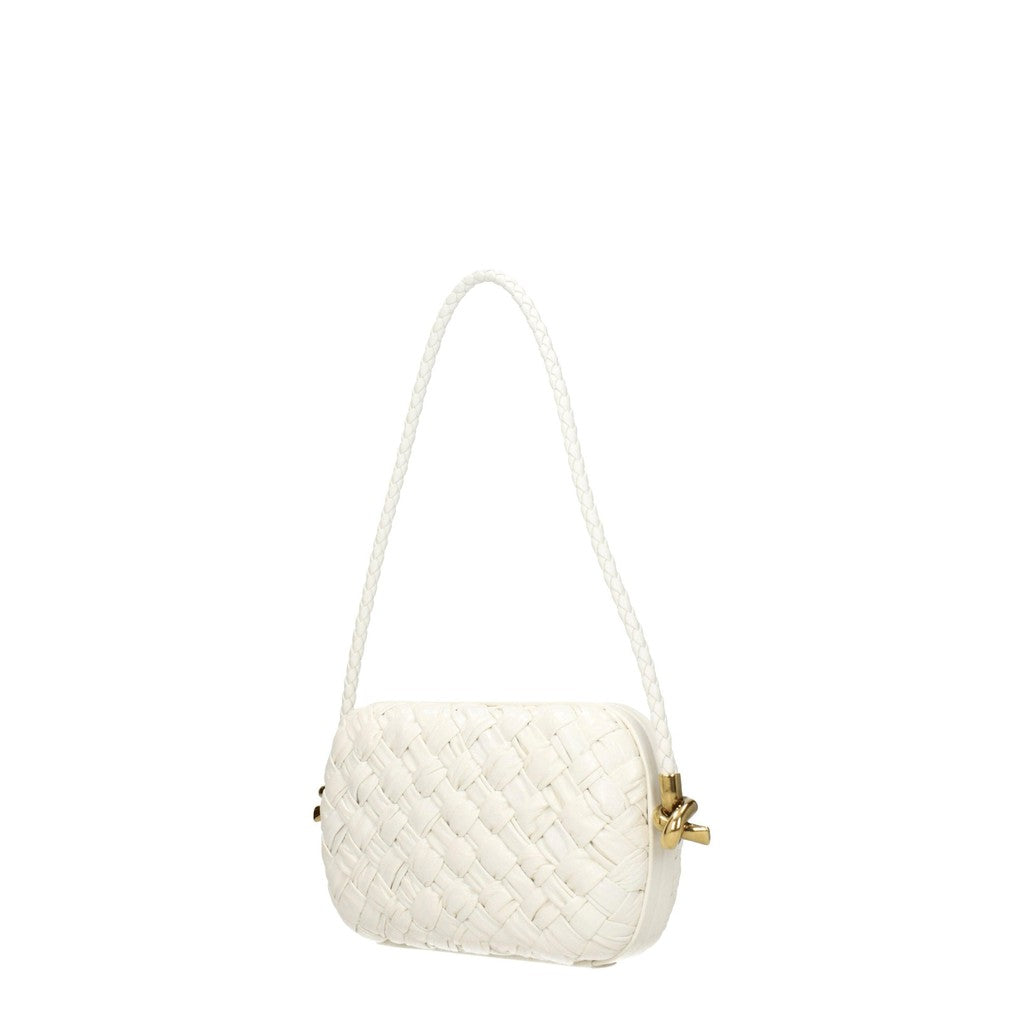Bottega Veneta Knot Schoudertas – Wit