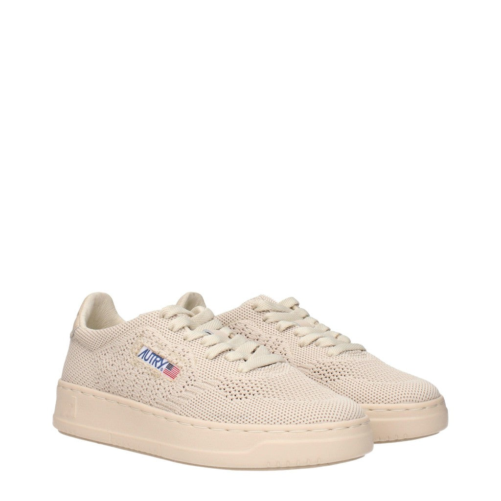 Autry Medalist Easeknit Sneakers – Beige / Wit