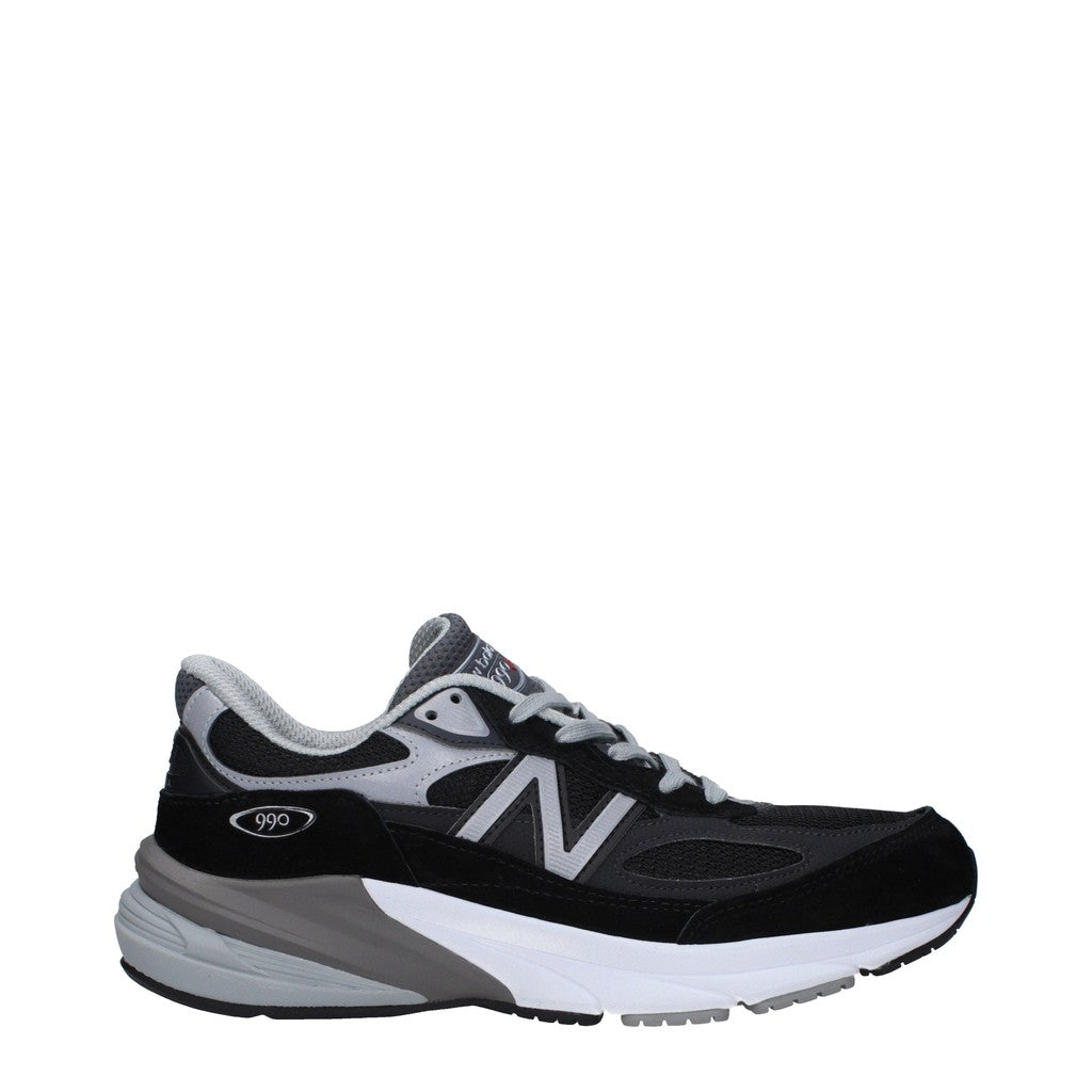 New Balance 990v6 Sneakers van suède en stof – Zwart / Zilver