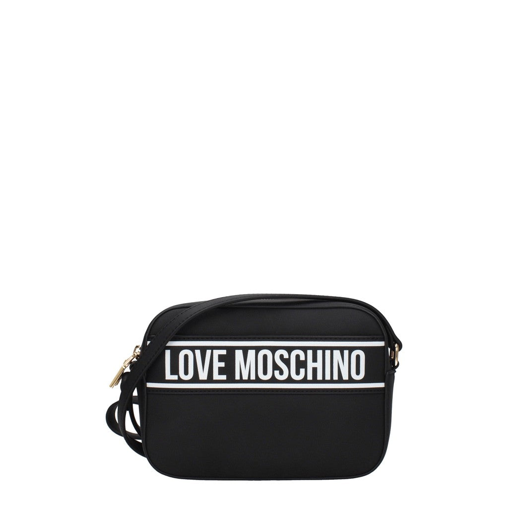 Love Moschino Kleine crossbodytas met lange schouderband – Zwart