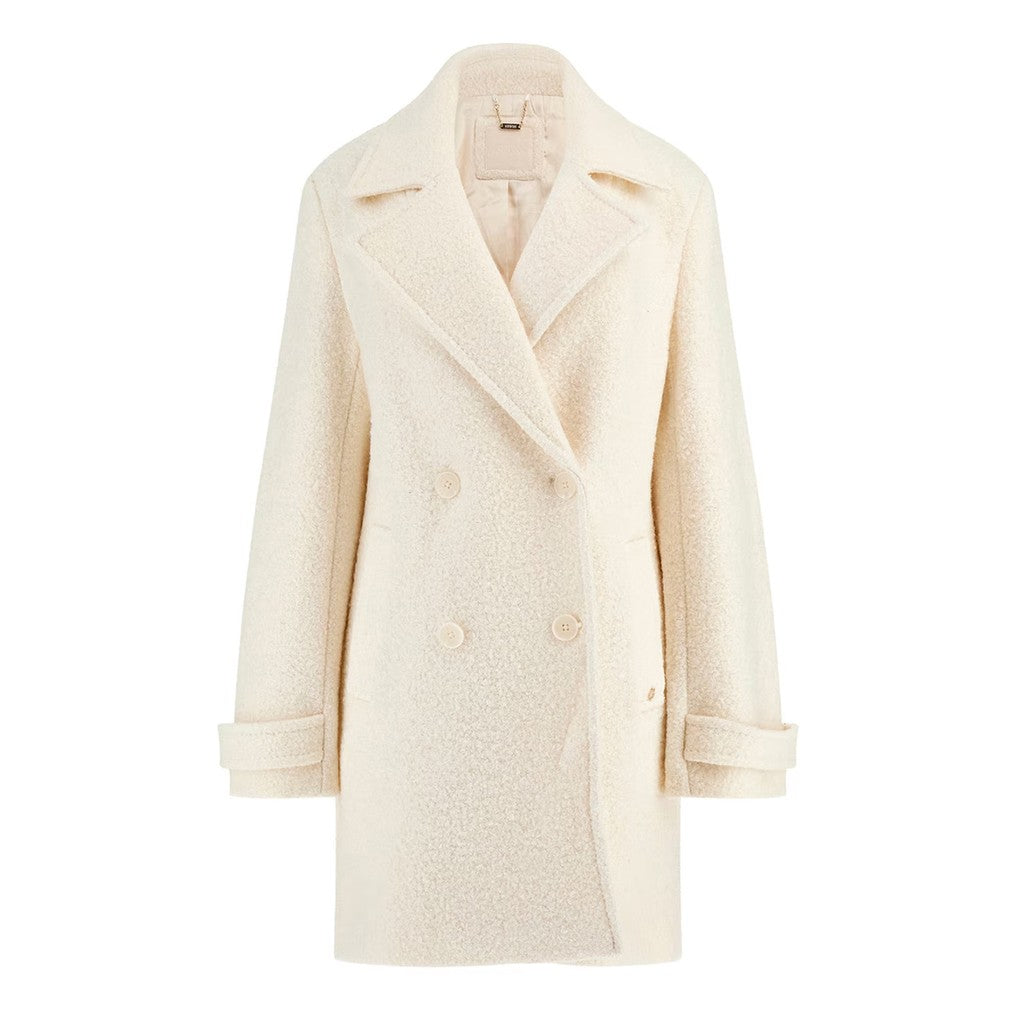 Guess Jas met knoopsluiting en zakken – Wit