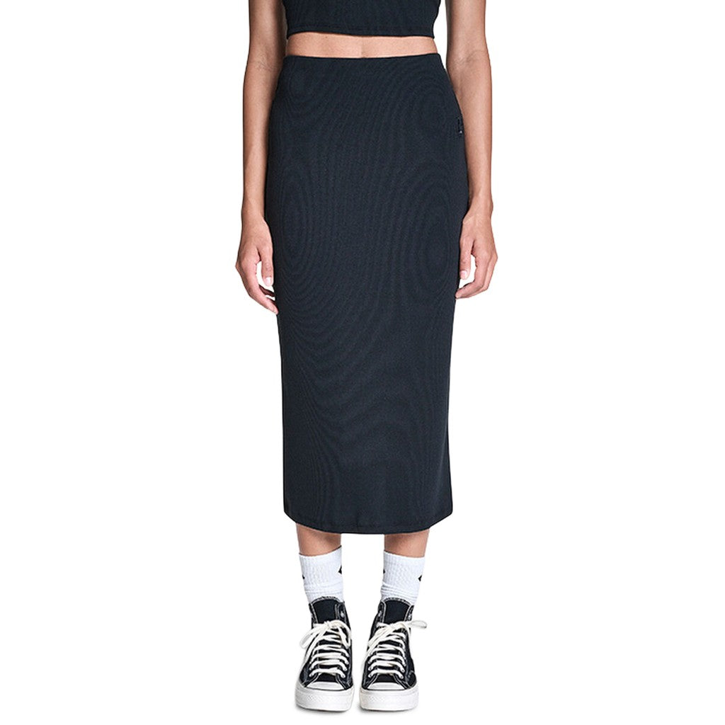 Converse Effen midirok met logo – Zwart