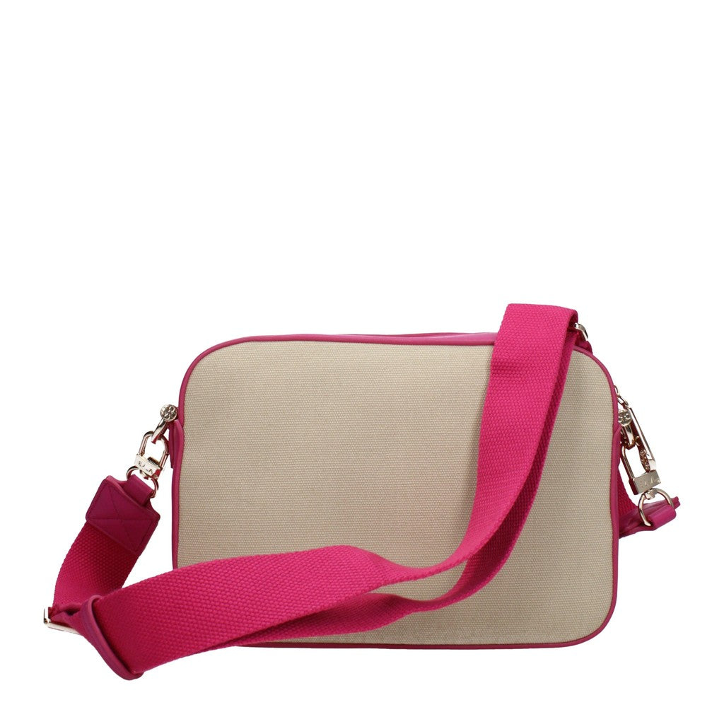V°73 Responsability Bis Crossbodytas – Beige / Fuchsia