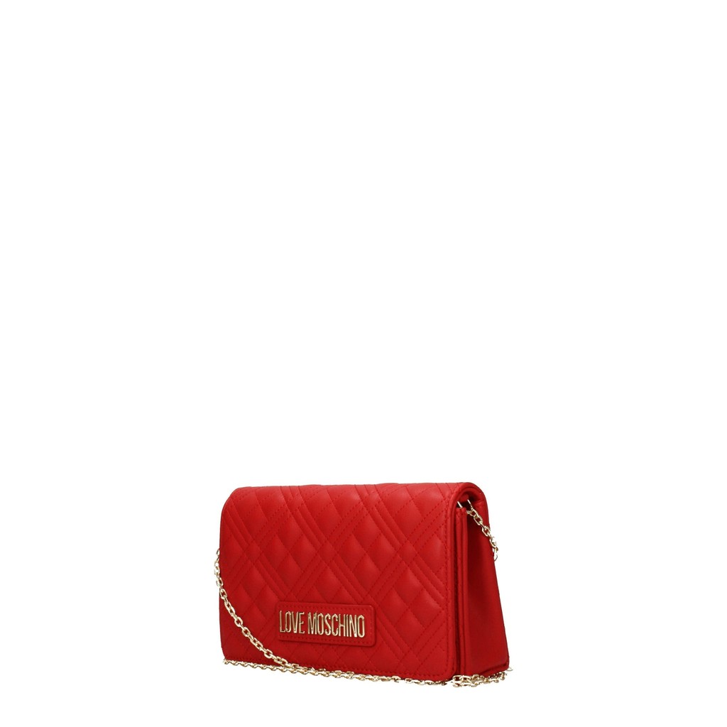 Love Moschino Crossbodytas met goudkleurige details – Rood