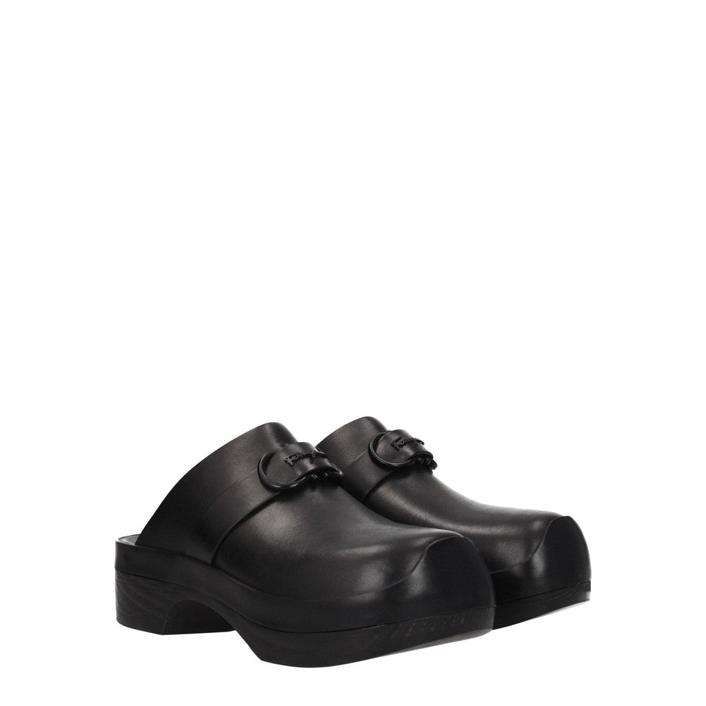 Salvatore Ferragamo Nope Muiltjes – Zwart