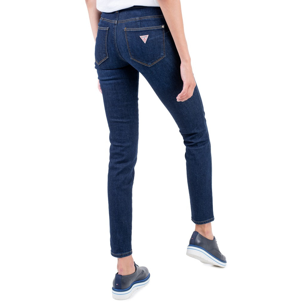 Guess Skinny jeans met vijf zakken – Donkerblauw