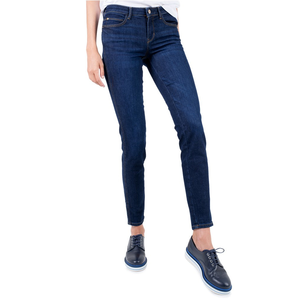 Guess Skinny jeans met vijf zakken – Donkerblauw