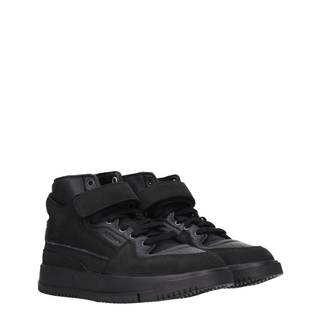 Adidas Forum Premiere Sneakers van leer en suède – Zwart
