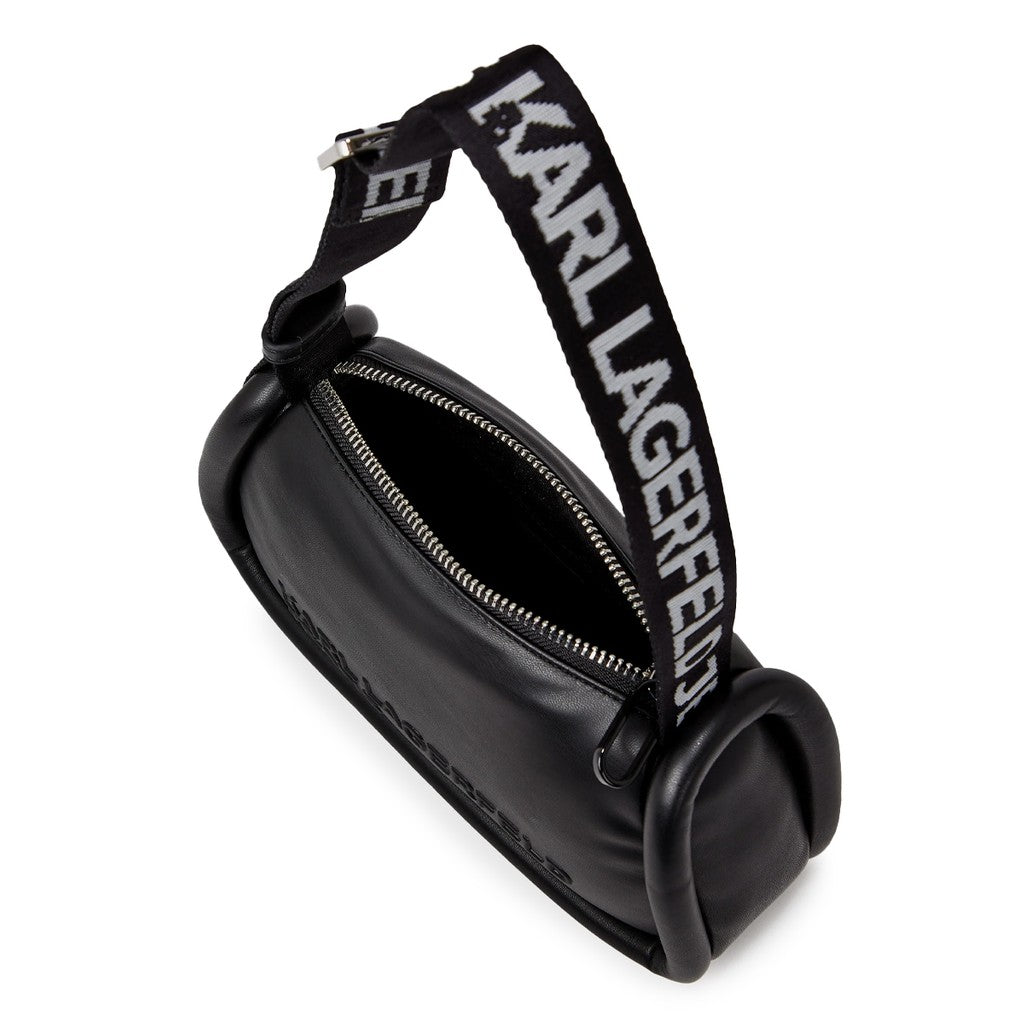 Karl Lagerfeld Ruime crossbodytas met ritssluiting – Zwart