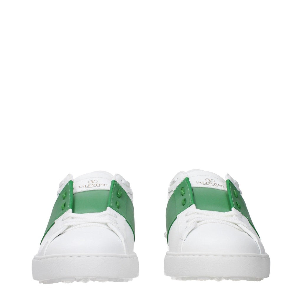 Valentino Garavani Open Sneakers – Wit / Groen