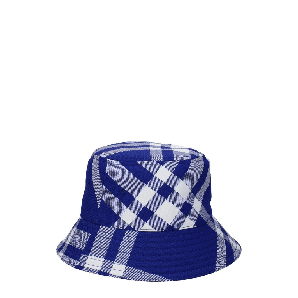 Burberry Vissershoed van polyester en wol – Blauw / Wit