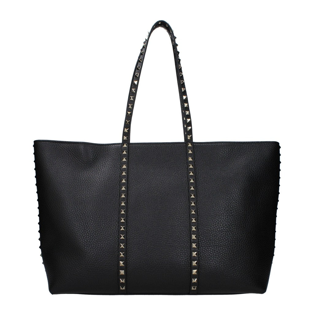 Valentino Garavani Shopper met goudkleurige details – Zwart