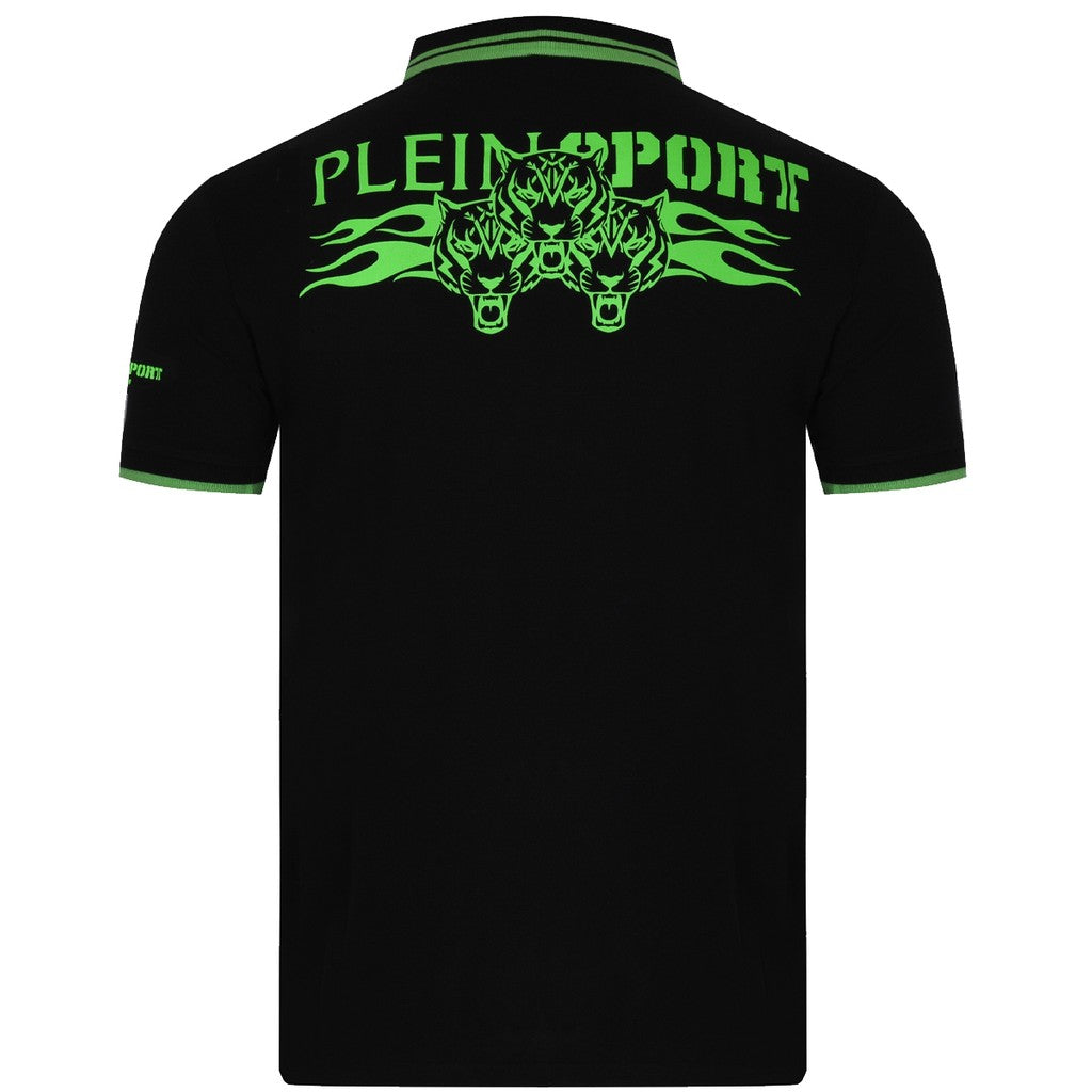 Philipp Plein Tiger Flame Polo – Zwart