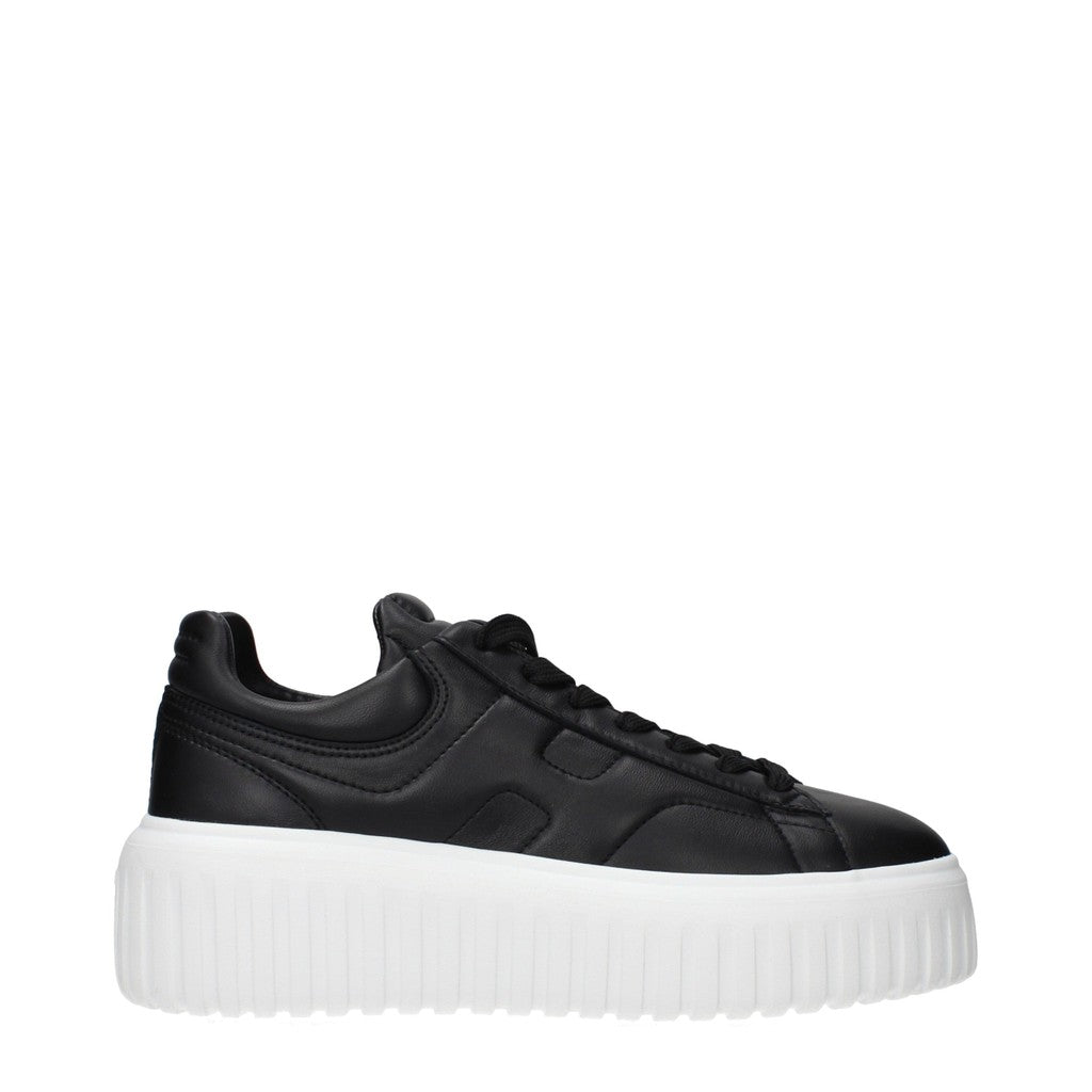Hogan H-Stripes Sneakers met rubberen zool – Zwart