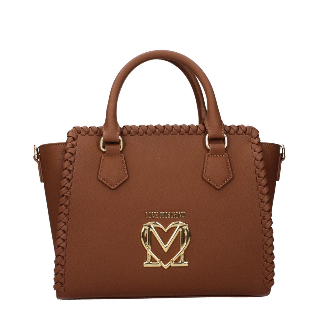 Love Moschino Handtas met goudkleurige details – Bruin