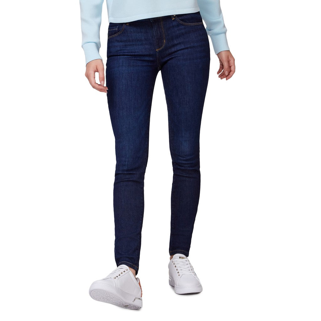 Guess Skinny jeans met vijf zakken – Donkerblauw