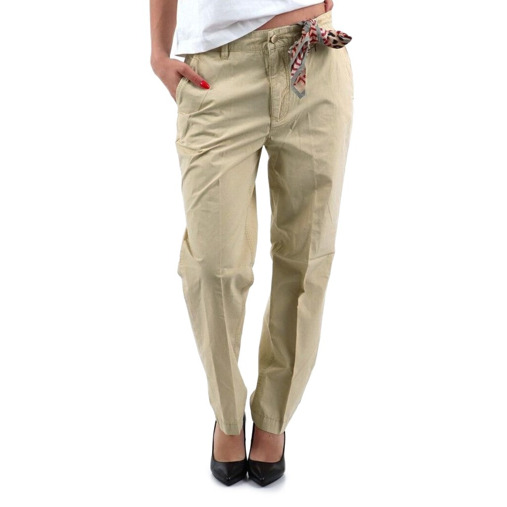Guess Broek met paspelzakken – Saliegroen