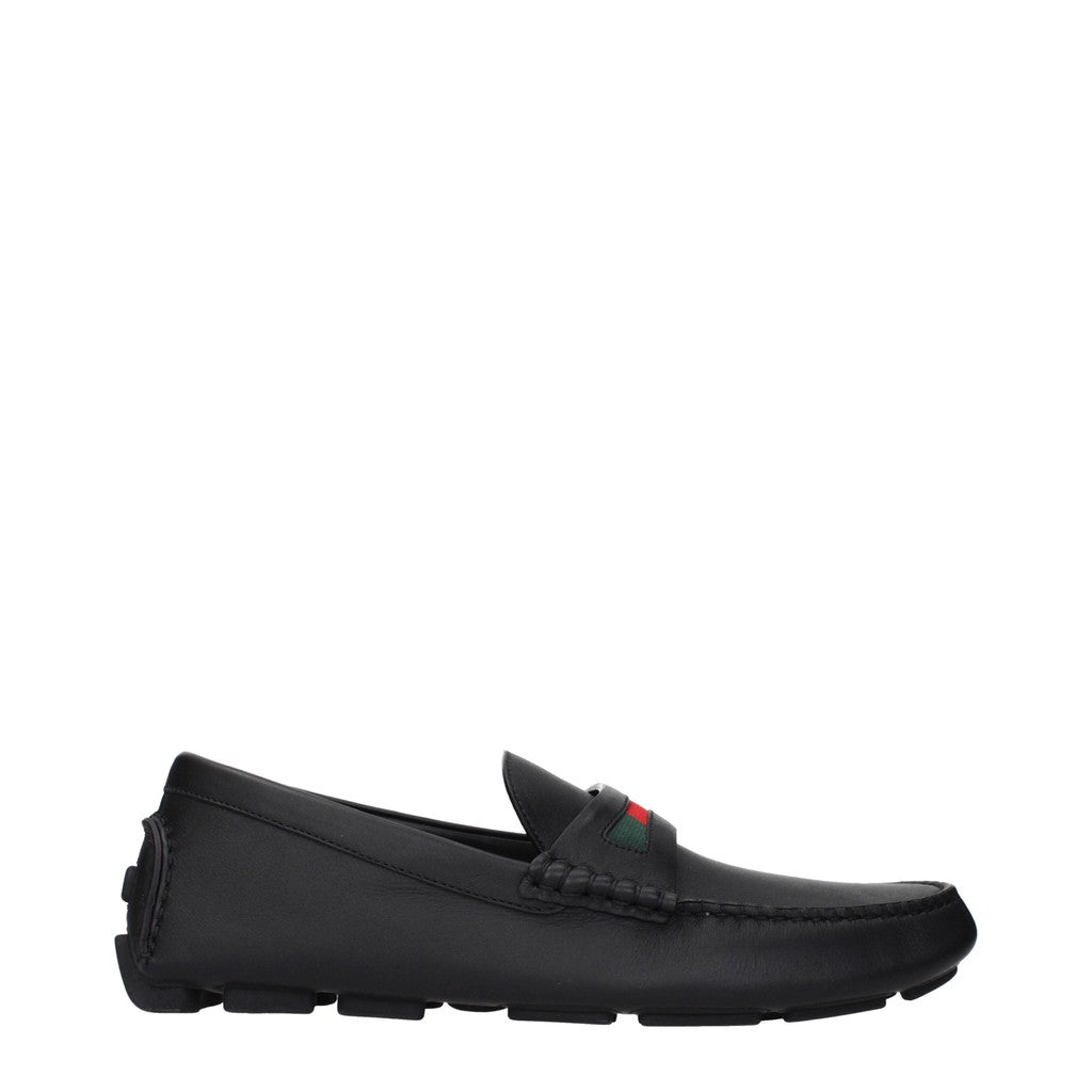 Gucci Herenloafers met rubberen zool – Zwart