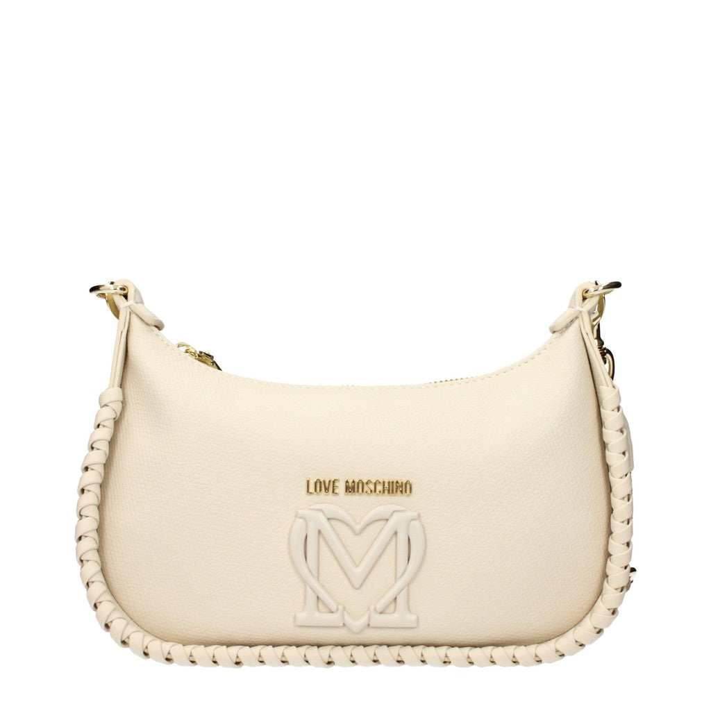 Love Moschino Crossbodytas met lange schouderband – Ivoor