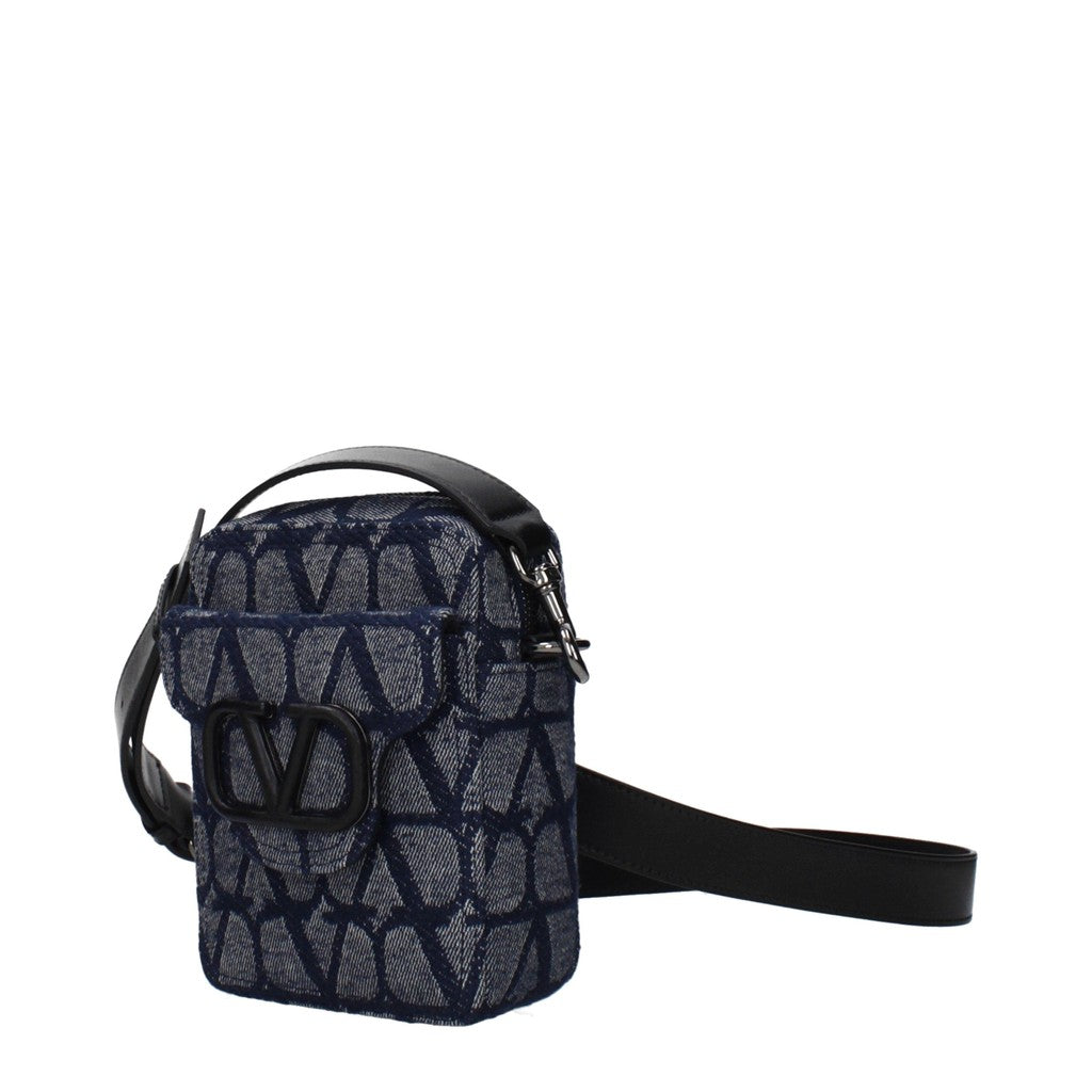 Valentino Garavani Kleine crossbodytas met ritssluiting – Blauw
