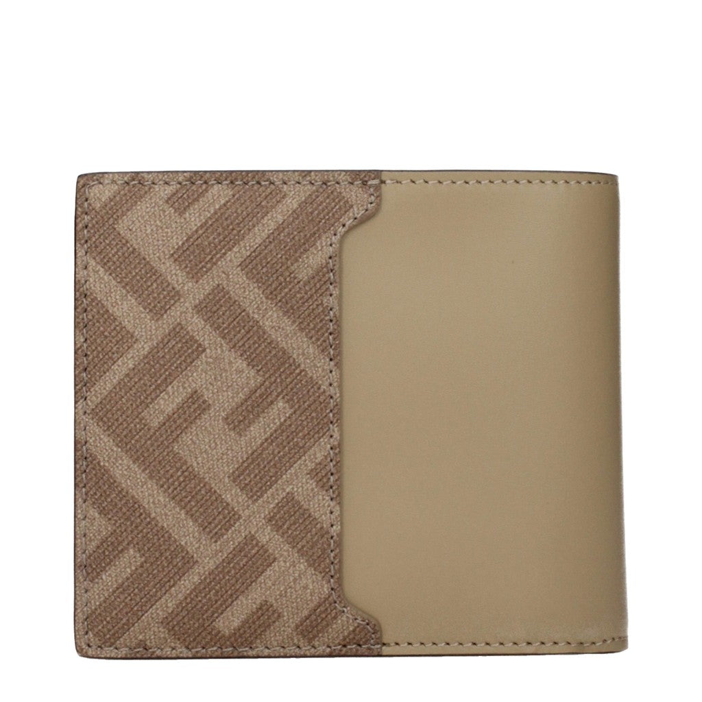 Fendi Portemonnee met acht kaartvakken en vier vakken – Beige