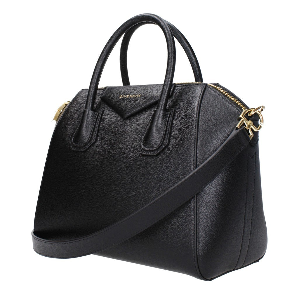 Givenchy Antigona Handtas met goudkleurige details – Zwart