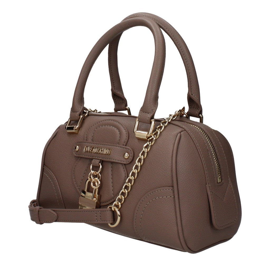 Love Moschino Handtas met schouderband – Taupe