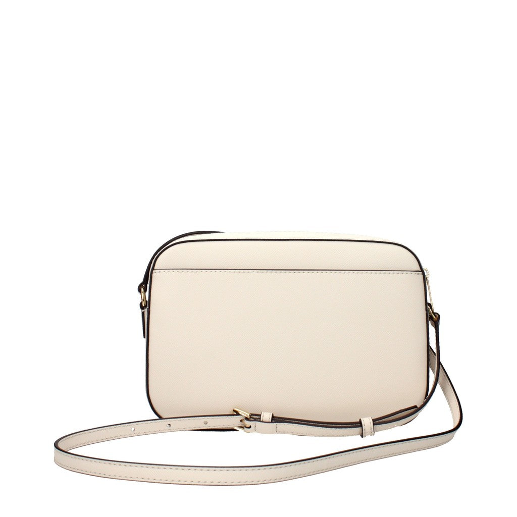 Michael Kors Jet Set Crossbodytas met goudkleurige details – Beige