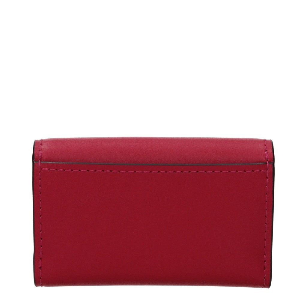 Michael Kors Lyra Portemonnee met drukknoop – Rood