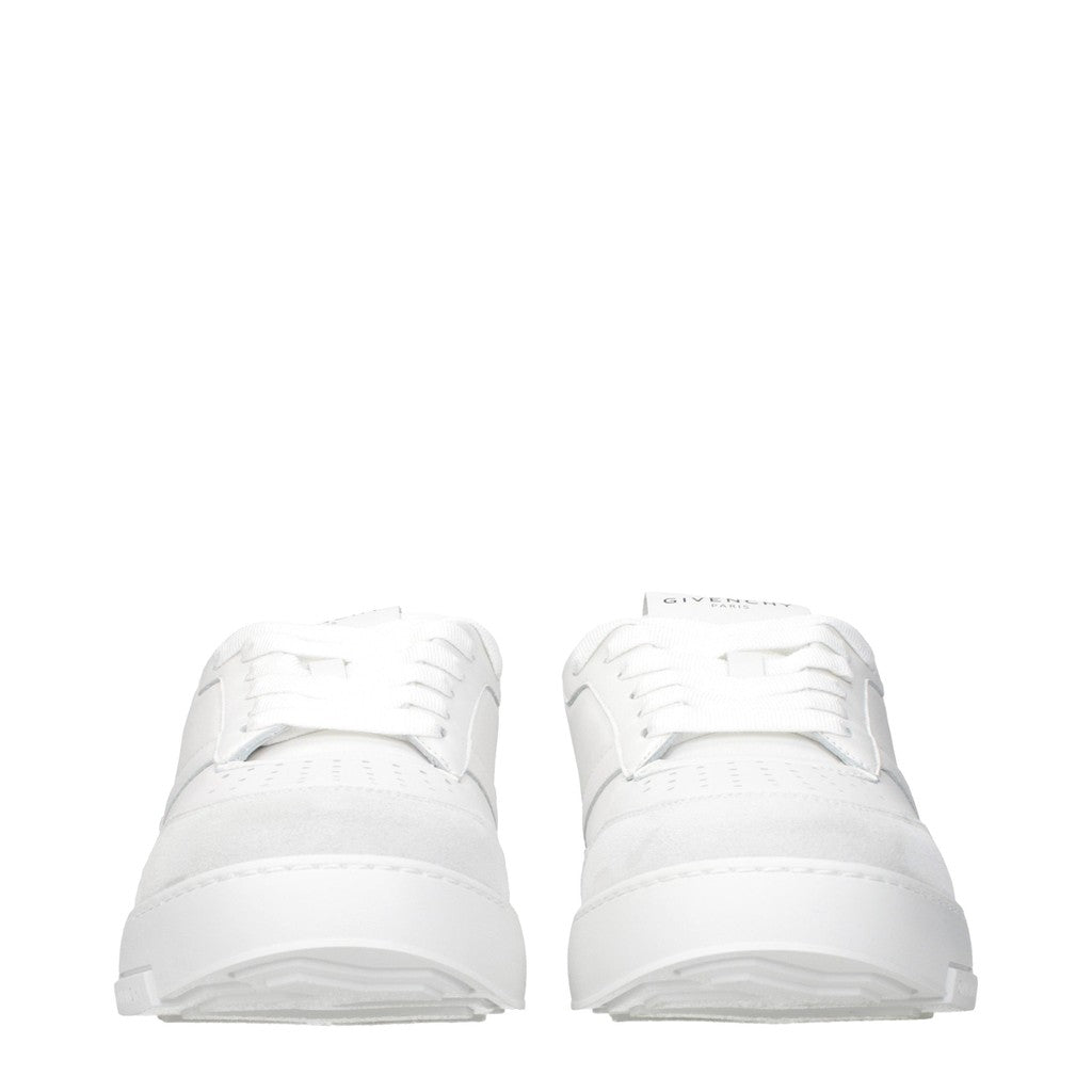 Givenchy Sneakers van leer en suède met veters – Wit / Grijs